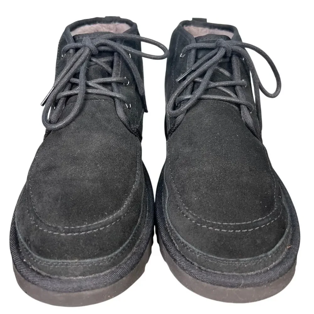 UGG Men's Neumel Moc Black Suede Chukka Boots Size 11